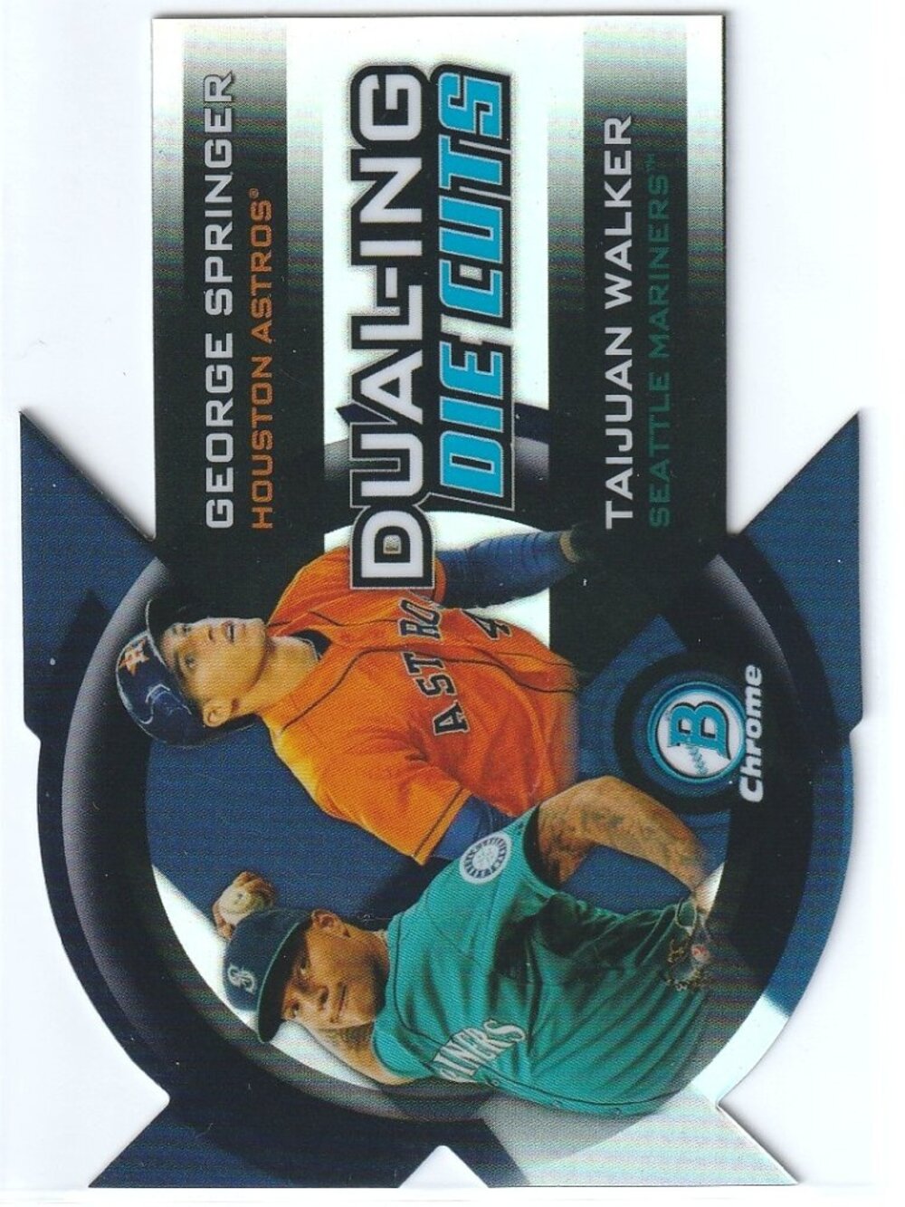 2014 GEORGE SPRINGER Taijuan Walker Dual-Ing Die-Cuts Rookies Rookie Card #167